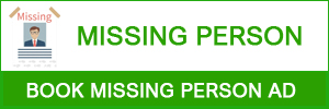 Book Missing Person Ad in Newspaper